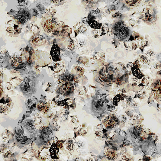 Tonal Flowers 070225A Seamless Pattern
