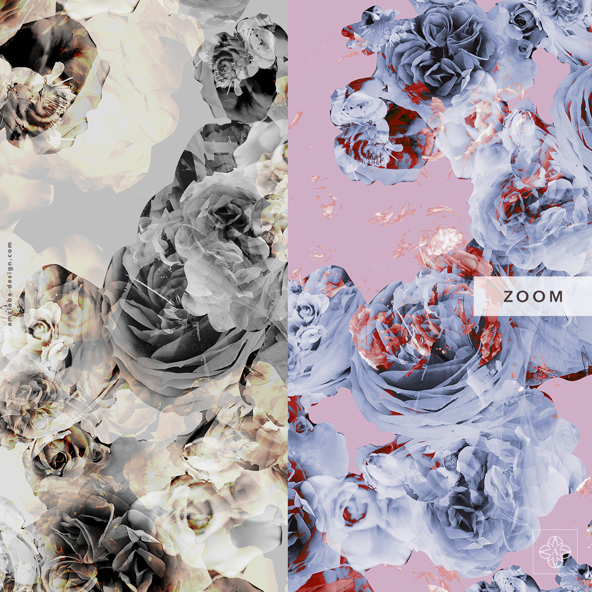 Tonal Flowers 070225A Seamless Pattern