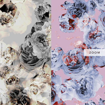 Tonal Flowers 070225A Seamless Pattern