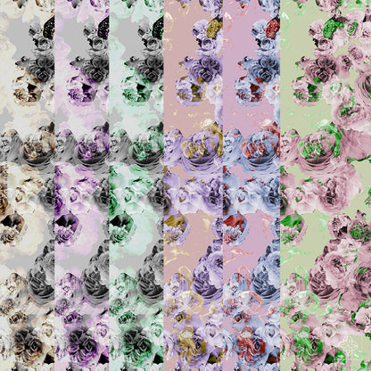 Tonal Flowers 070225A Seamless Pattern